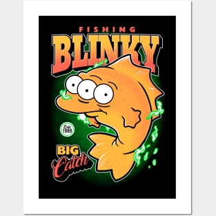 Fishing Blinky Posters and Art